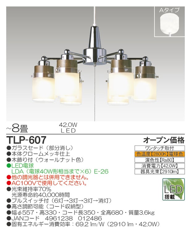 TLP-607　仕様